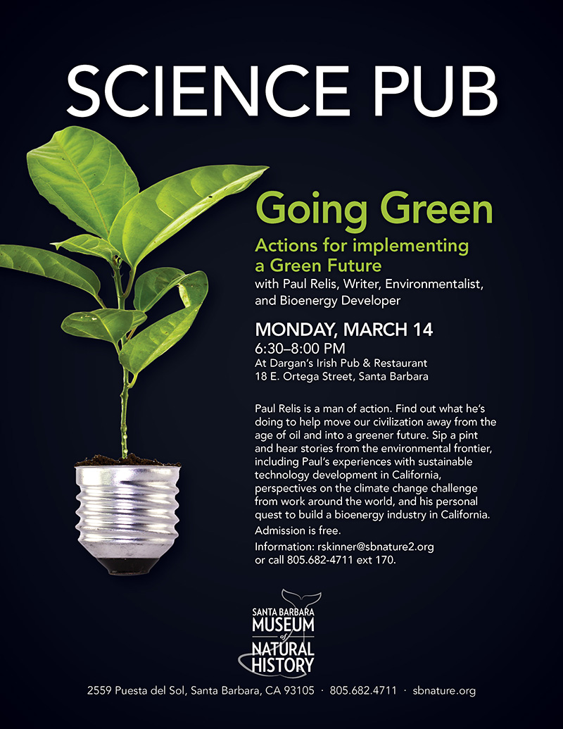 SCIENCE PUB / Going Green: Actions for Implementing a Green Future March 14, 2016